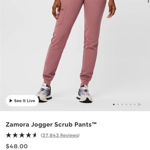 Figs Mauve Technical Collection Pants - Picture 4 of 4